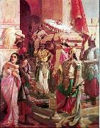Raja Ravi Varma Victory of Meghanada France oil painting artist